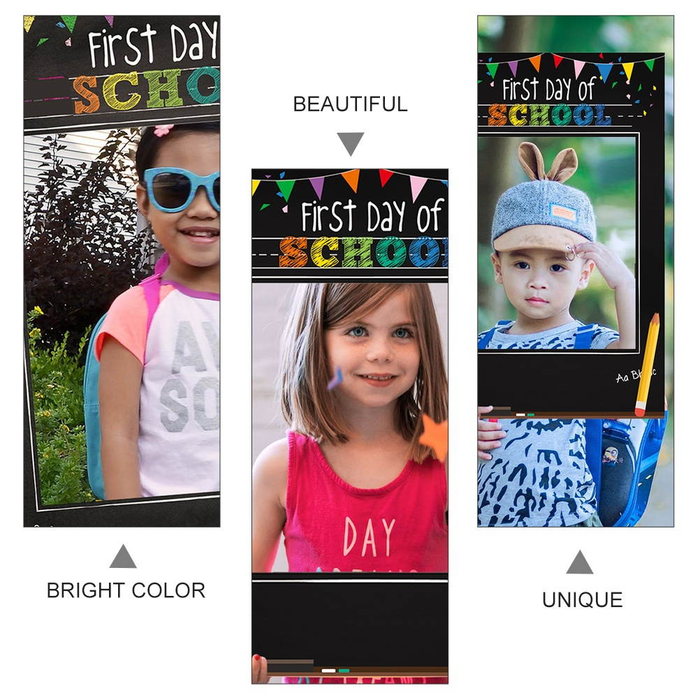 First Day of School Photo Booth Props Frame for Classroom Decor Party Favors