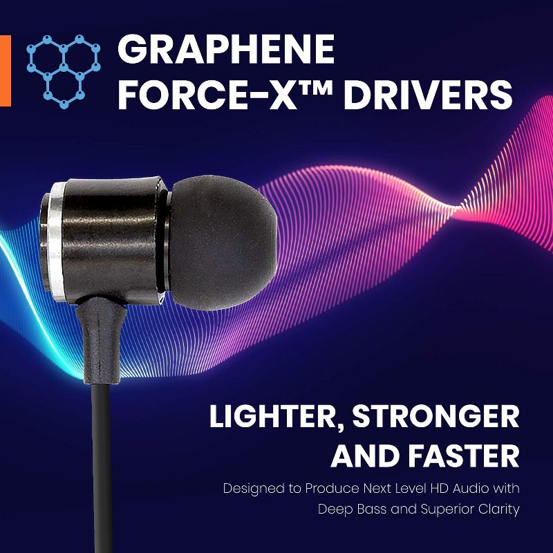 Helix - In Ear Wired Headphones For Type C Devices - Black