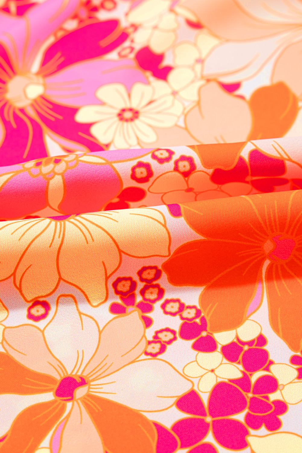 Rose Leopard Print V Neck Plus Size Tee