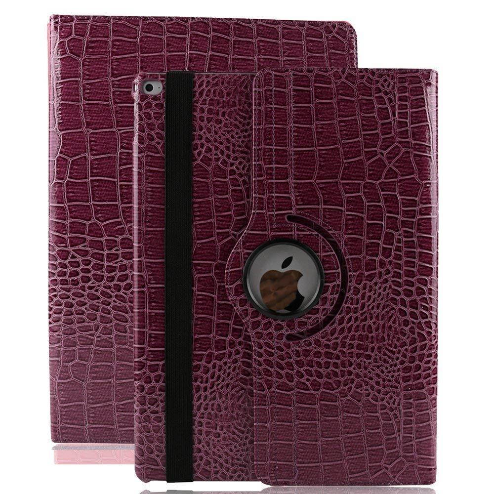 iPad Pro 10.5 Case Cover,Dream Wings 360 Degrees Rotating Folio Stand Slim Screen Protective Smart Case Cover for Apple iPad Pro 10.5 inch 2017 Released Tablet (iPad Pro 10.5 2017, Purple)