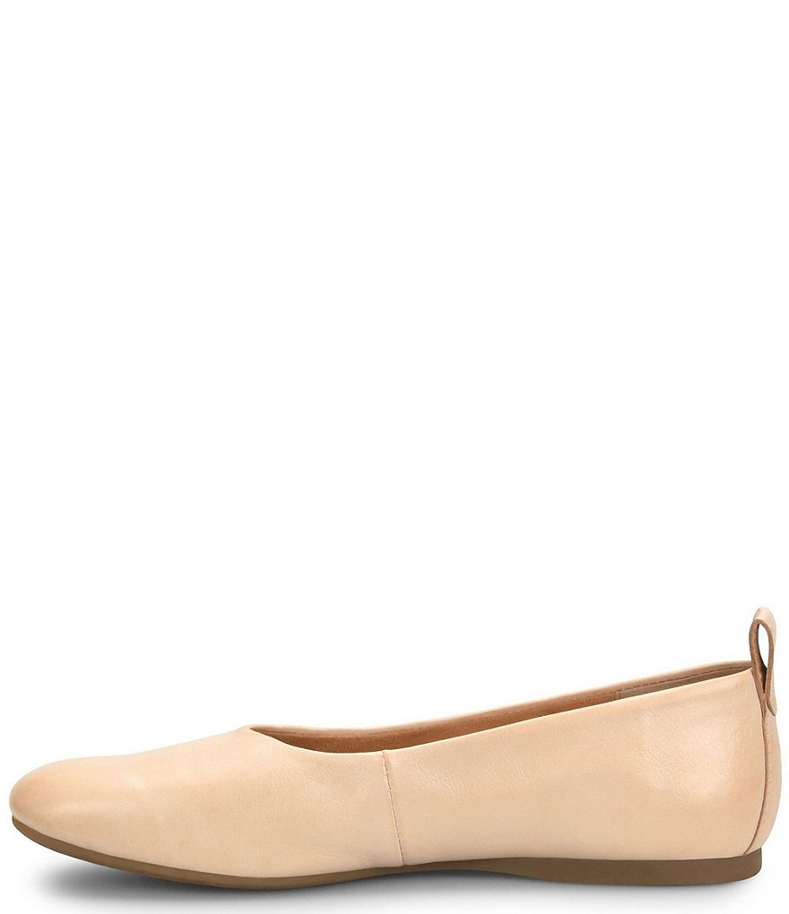 Born Beca Leather Slip-On Flats