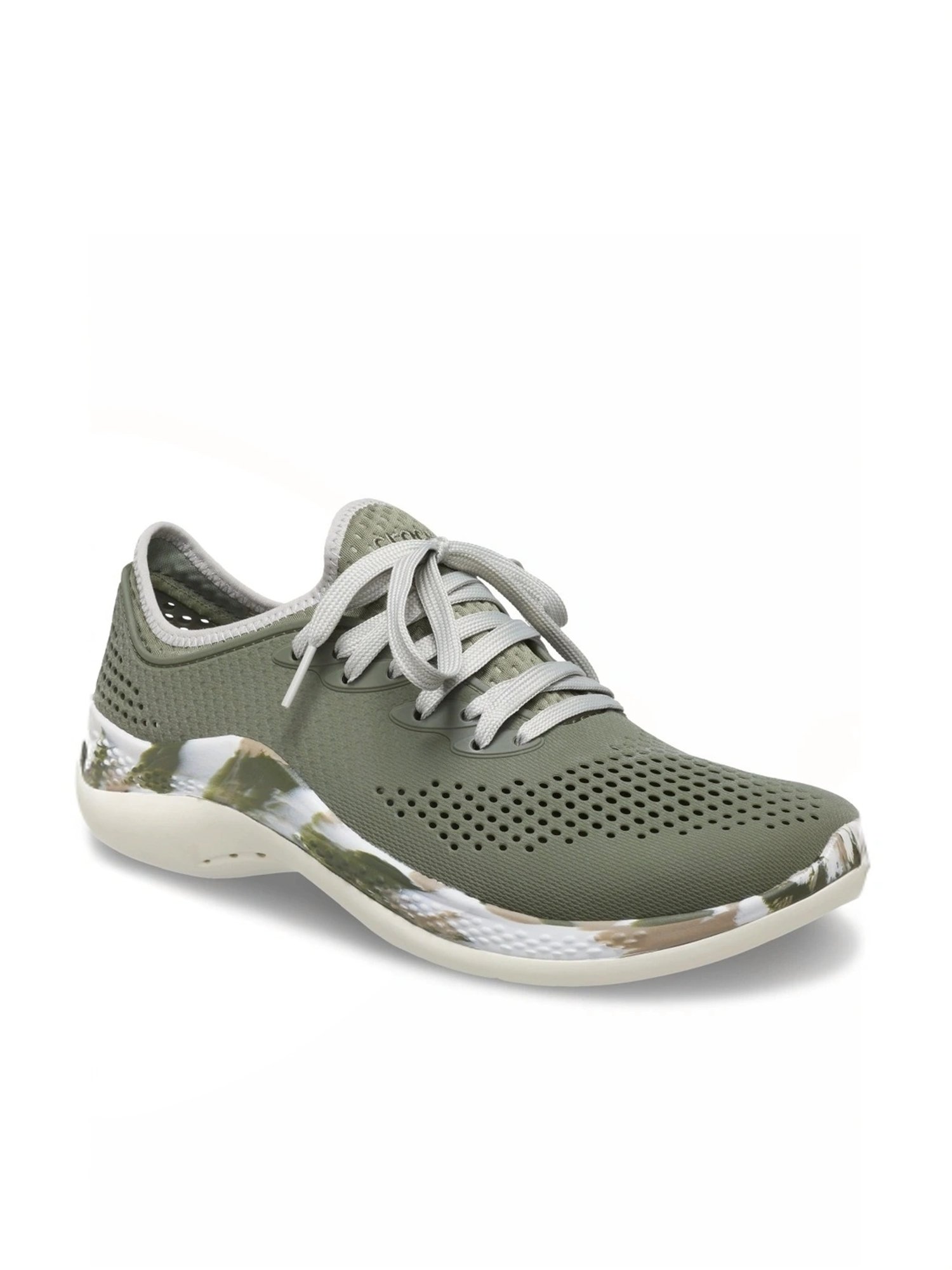 Crocs Men's Literide Army Green Casual Sneakers