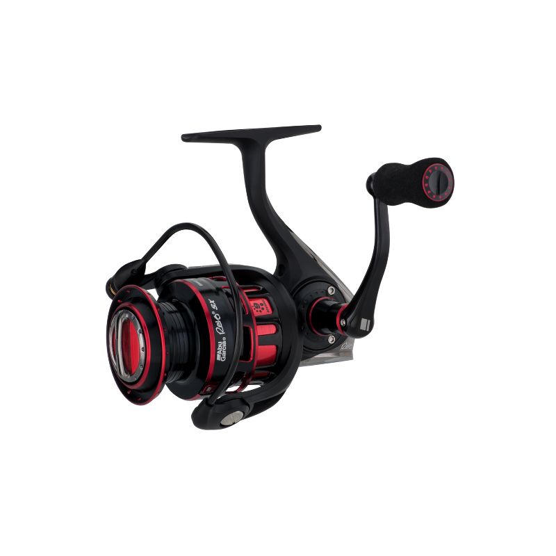 Abu Garcia REVO2SX20 Revo SX Lightweight Right and Left Handed Spinning Fishing Reel with 8 Stainless Steel HPCR Bearings plus 1 Roller Bearing, Black
