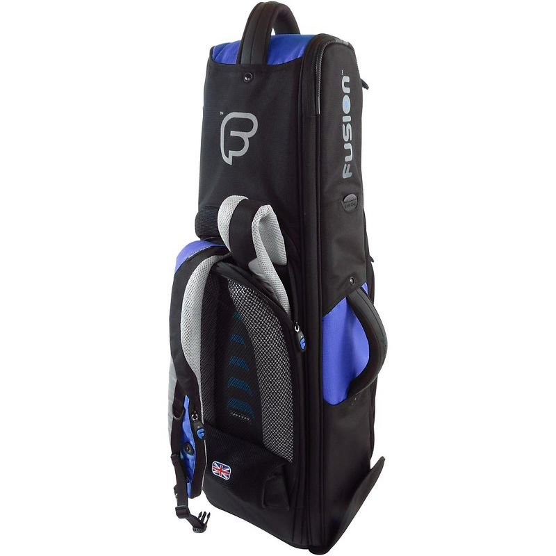 Fusion Premium Bass Trombone Bag Black and Blue