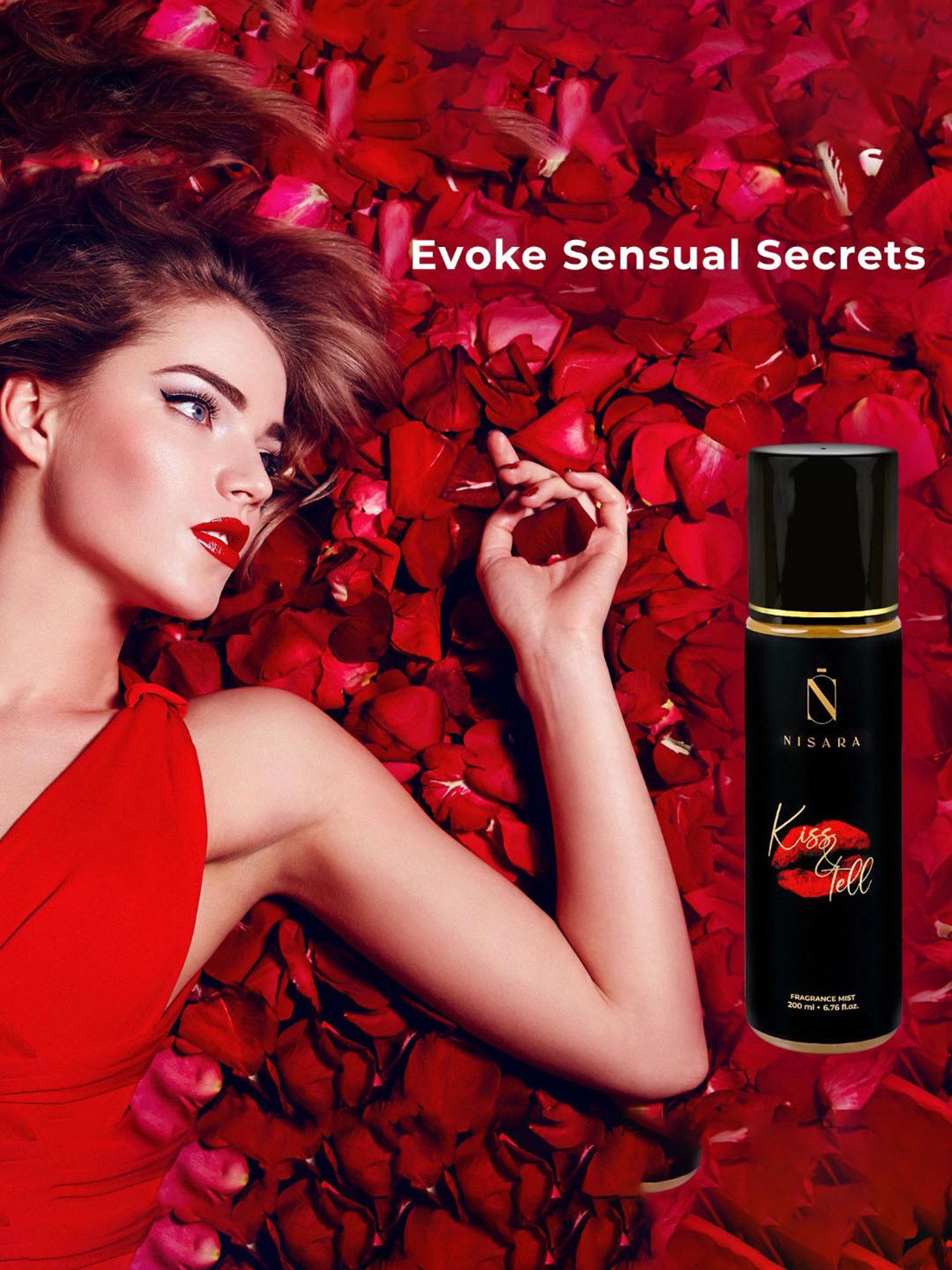 NISARA Kiss & Tell Body Mist for Women - 200 ml