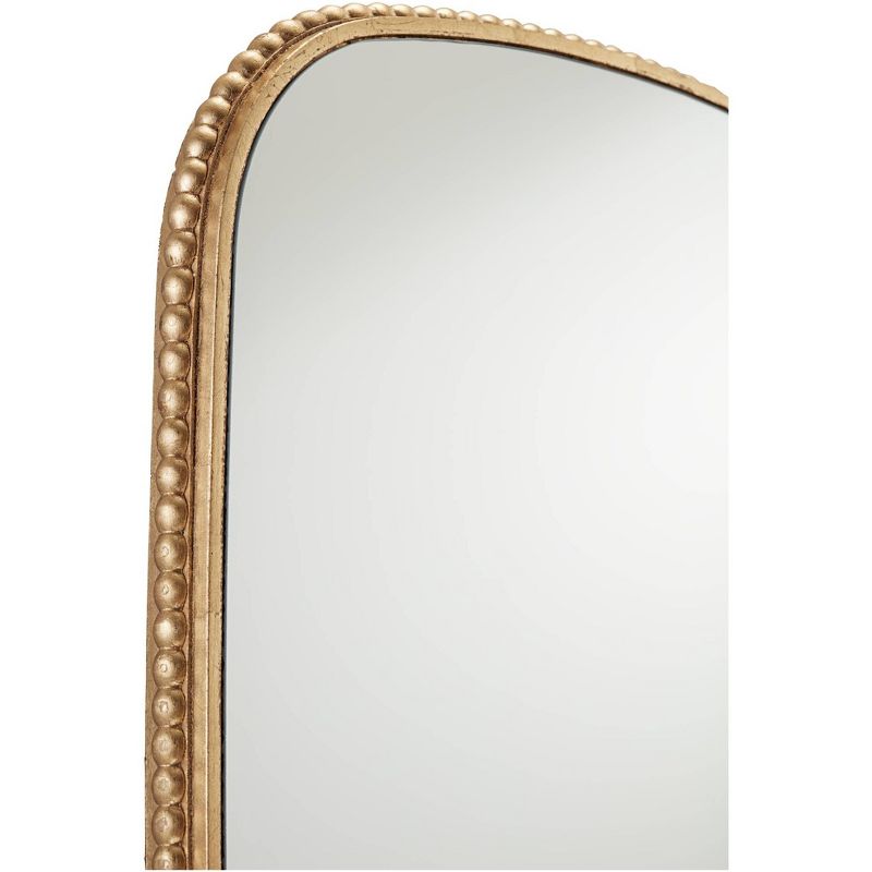 Noble Park Torren Gold 25 1/2" x 37 1/2" Rounded Corner Wall Mirror