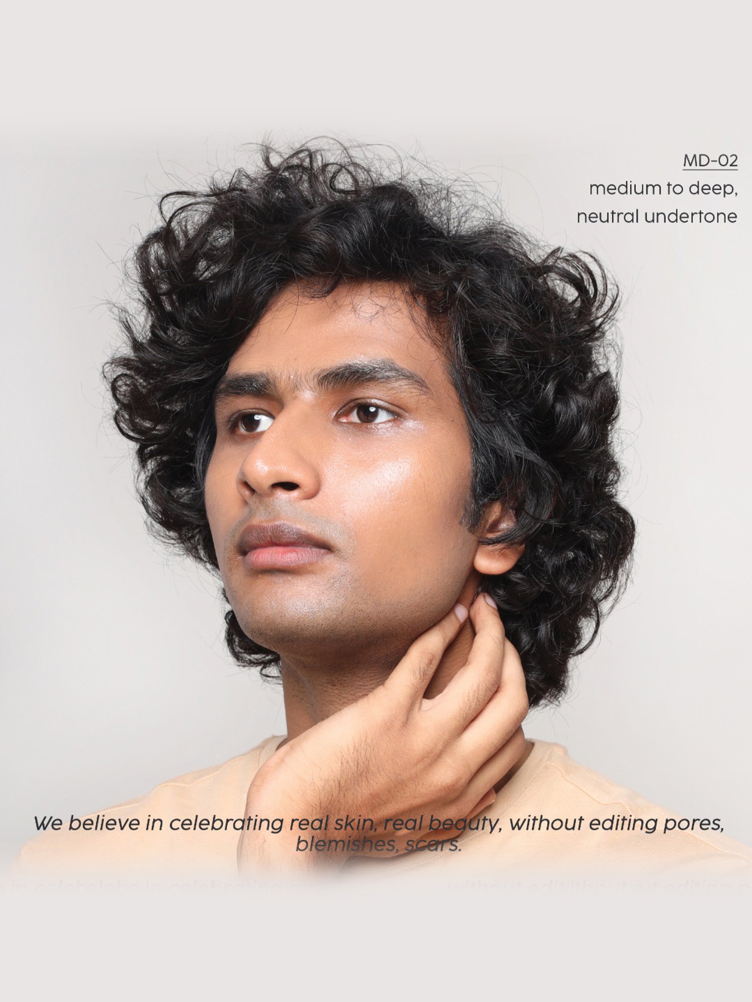 House of Makeup Zoom In Crease-Free Creamy Concealer MD02-Medium-To-Deep Skin Tone - 6 ml