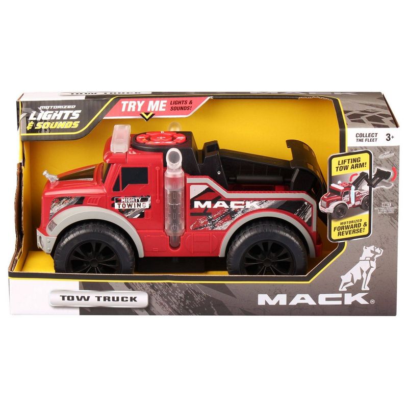 Kid Galaxy Mack Motorized Lights and Sound Tow Truck