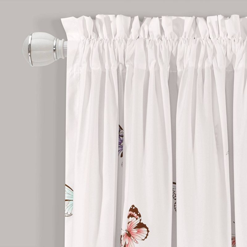 Crayola Pointillist Pansy Curtain Panel