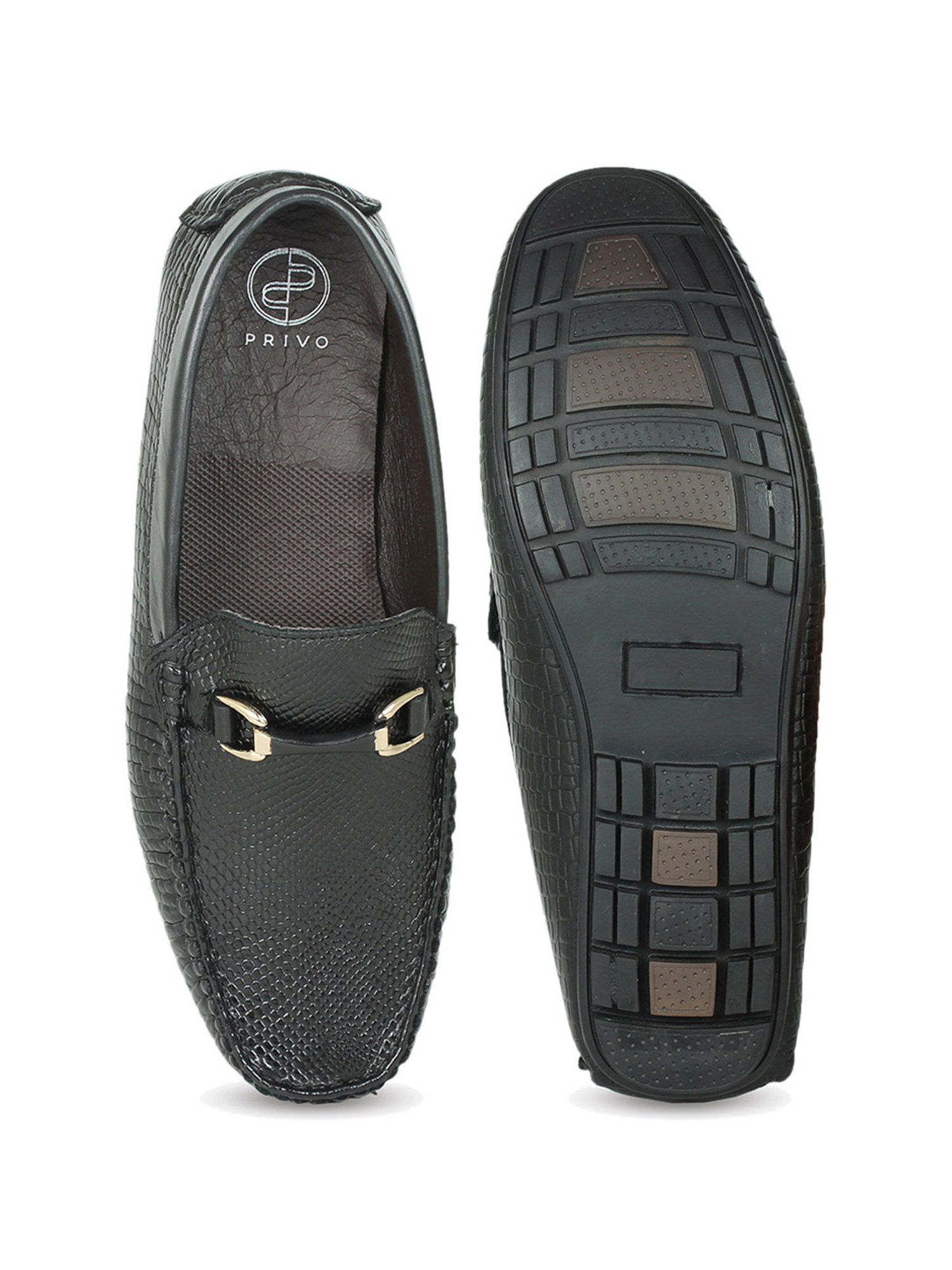 Privo by Inc.5 Men's Black Casual Loafers