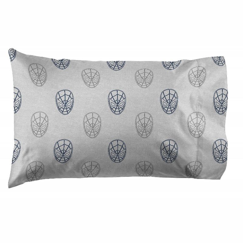 Saturday Park Marvel Spiderman Web Sense Pillow Case  - 20x30 Gray