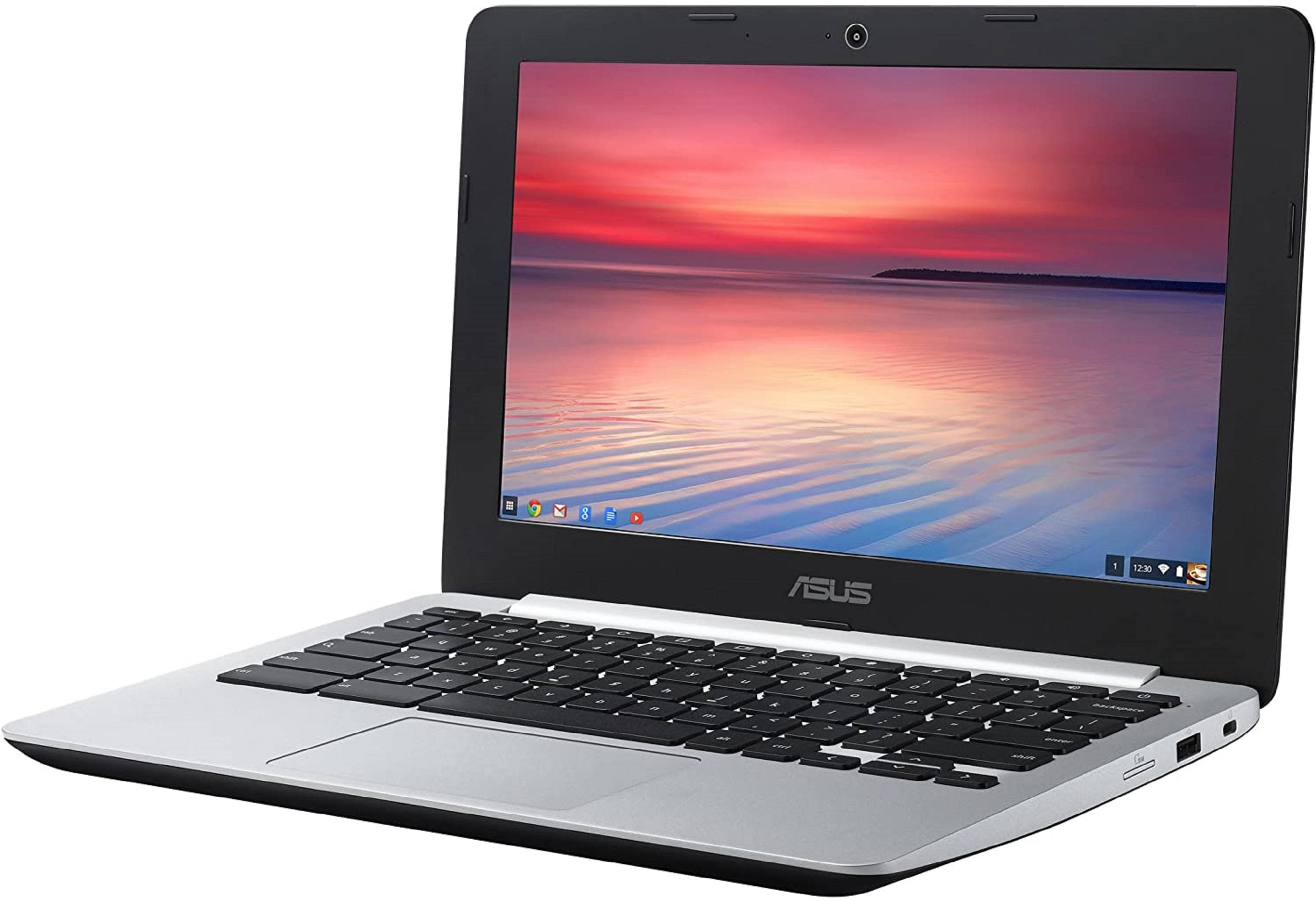 ASUS Chromebook C200MA-EDU, 2.16 GHz Intel Celeron, 2GB DDR3 RAM, 16GB SSD Hard Drive, Chrome, 11" Screen (Grade B)