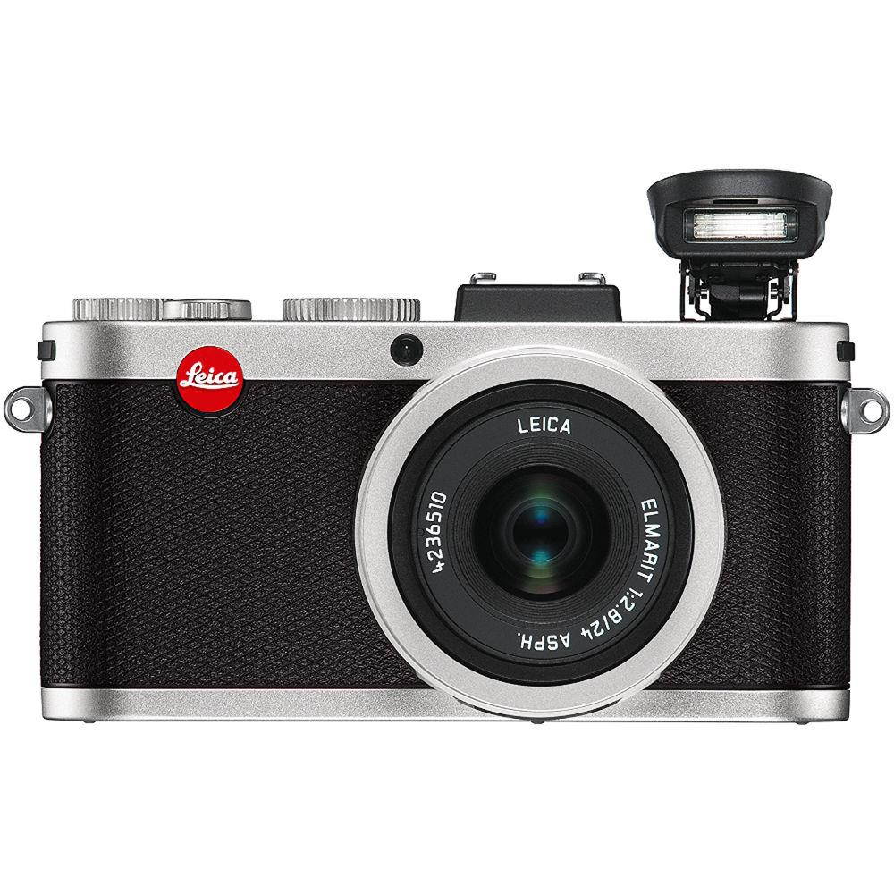 Leica X2 Digital Compact Camera With Elmarit 24mm f/2.8 ASPH Lens (Silver) - 16GB - Memory Card Wallet & Reader