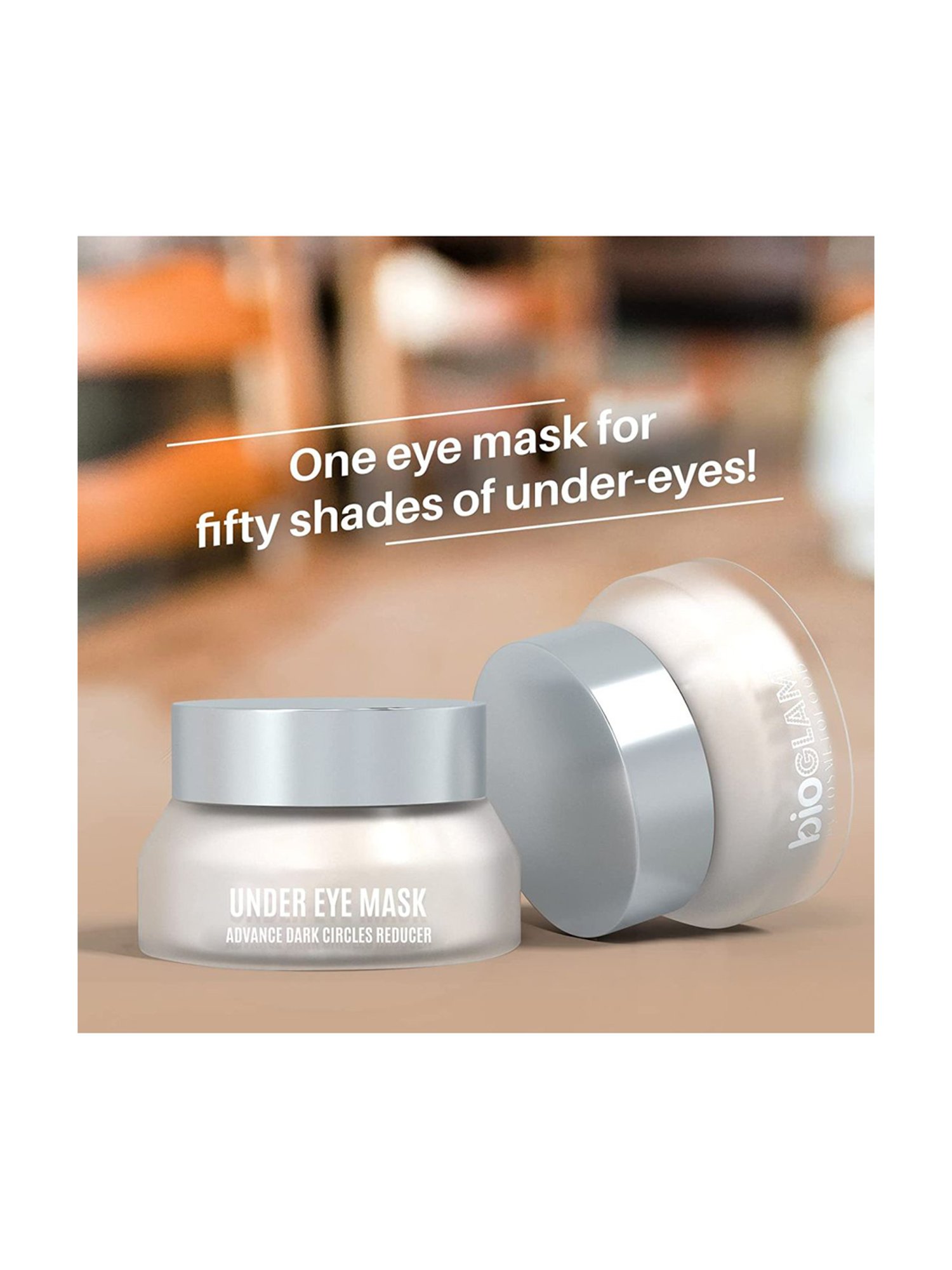 Cosmetofood Bioglam Under Eye Mask For Advance Dark Circle Reducer - 10 gm