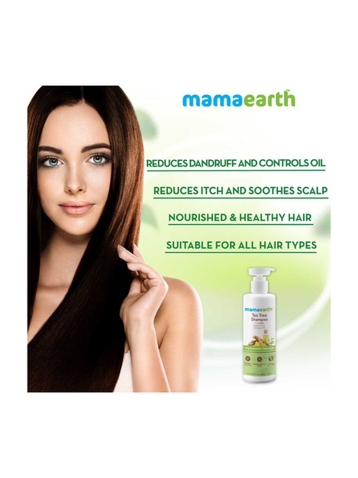 Mamaearth Tea Tree Anti Dandruff Shampoo - 250 ml
