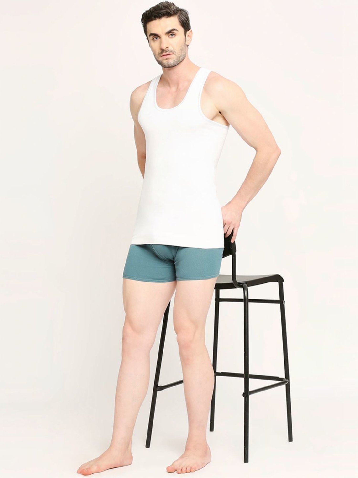 Vip White Regular Fit Vest