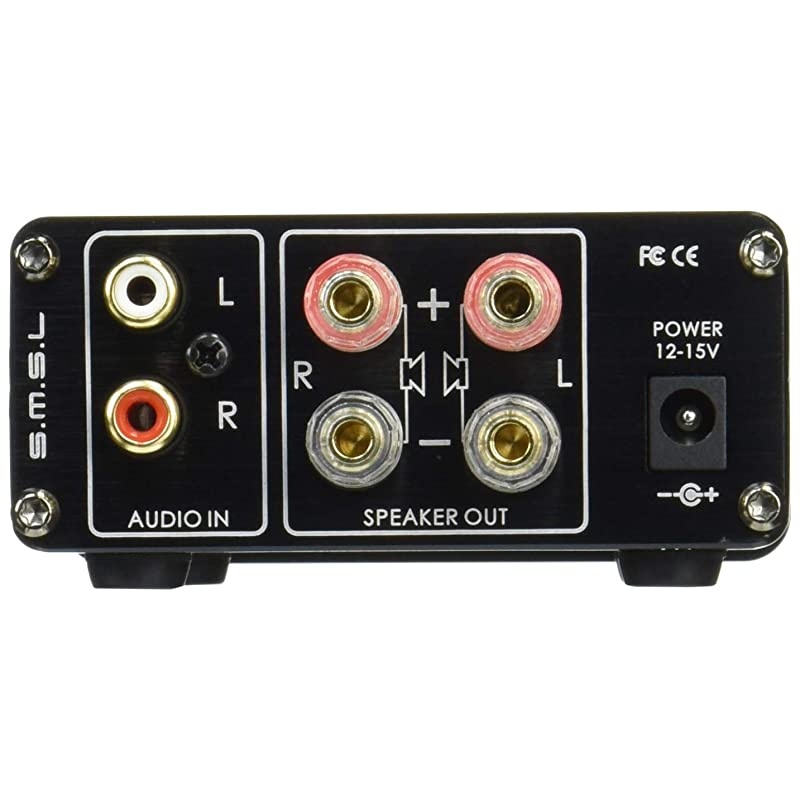 SA-36A Pro 20WPC TPA3118D2 Digital Amplifier AMP 12V Power Supply Black