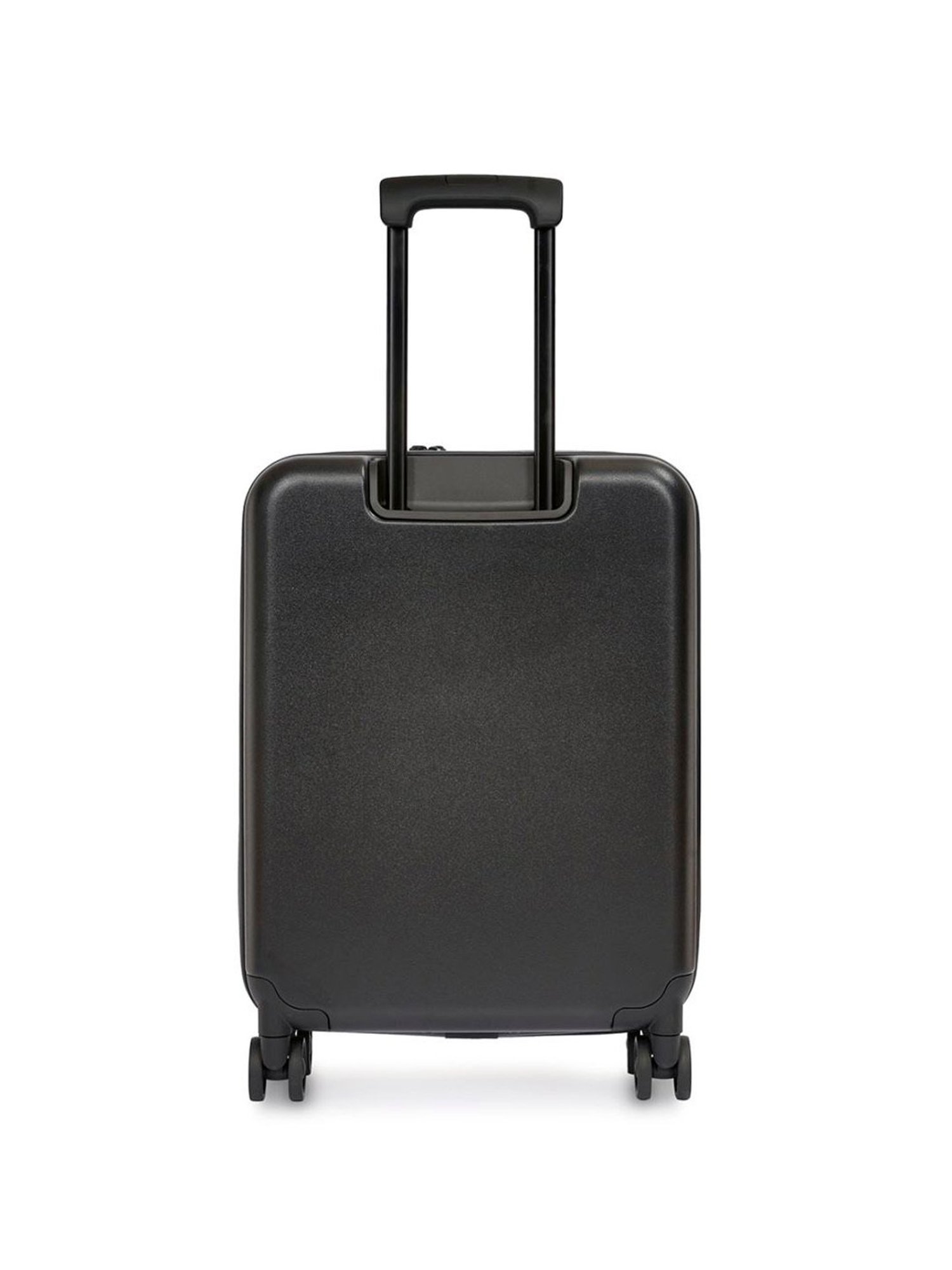 United Colors of Benetton Ryzen Black Solid Hard Cabin Trolley Bag - 55 Cms