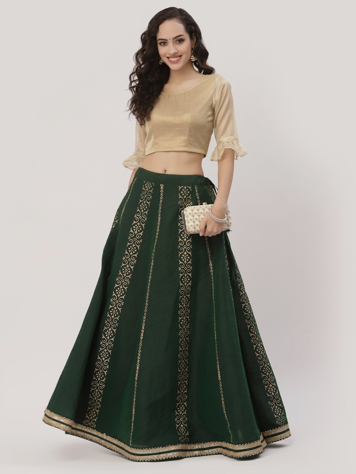 Studiorasa Golden Plain Choli