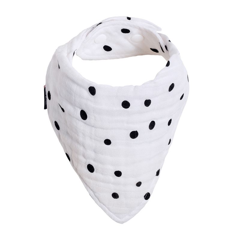 Bebe au Lait Muslin Bandana Bib - Dottie
