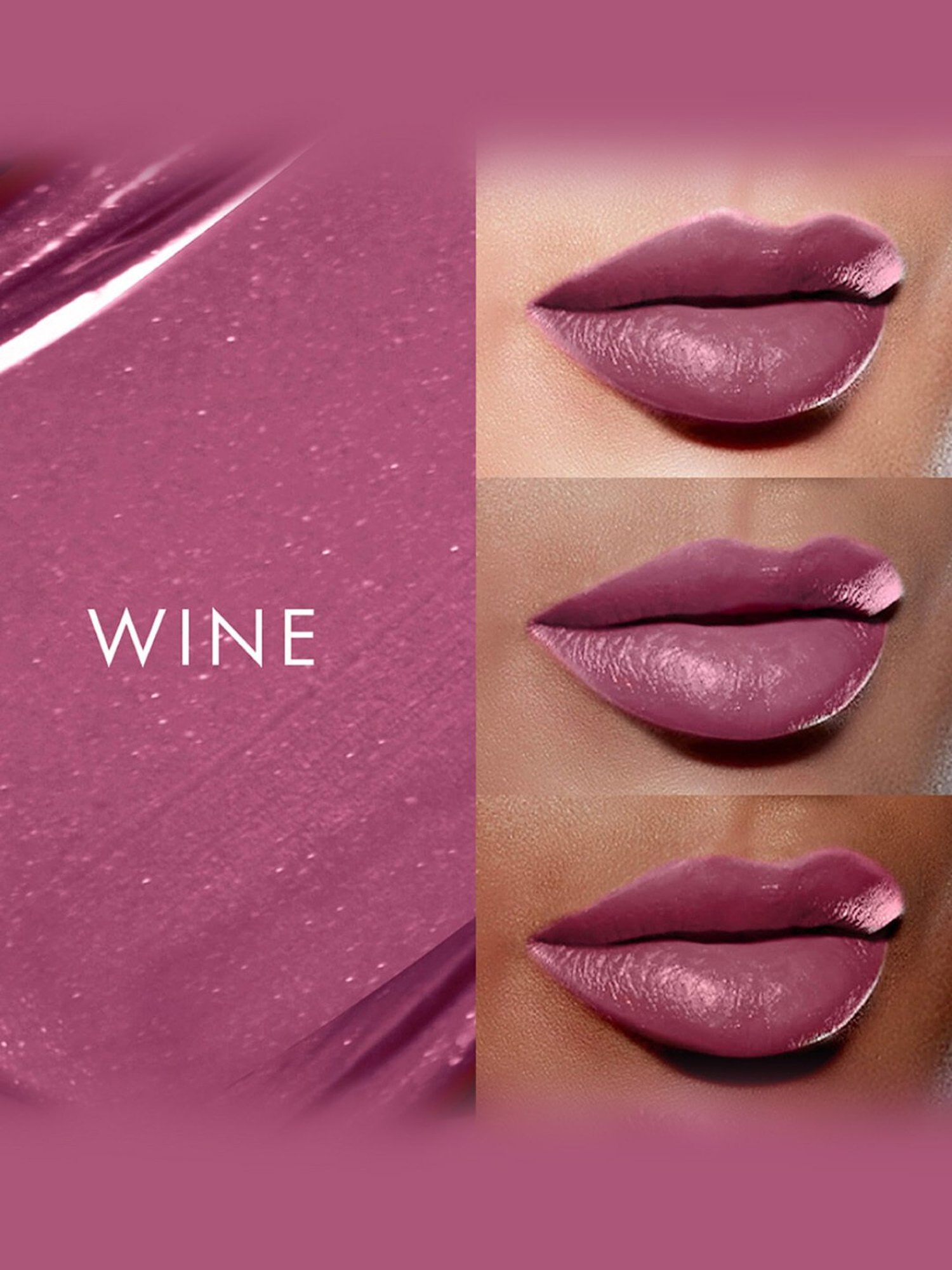 Lakme Glitterati Shine Lipstick Wine - 3.4 gm