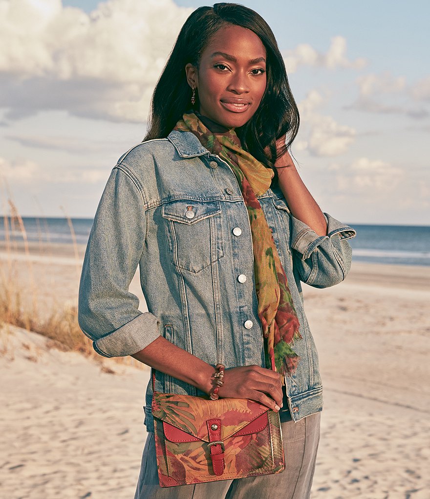 Patricia Nash Tropical Dreams Collection Cassano Crossbody Bag