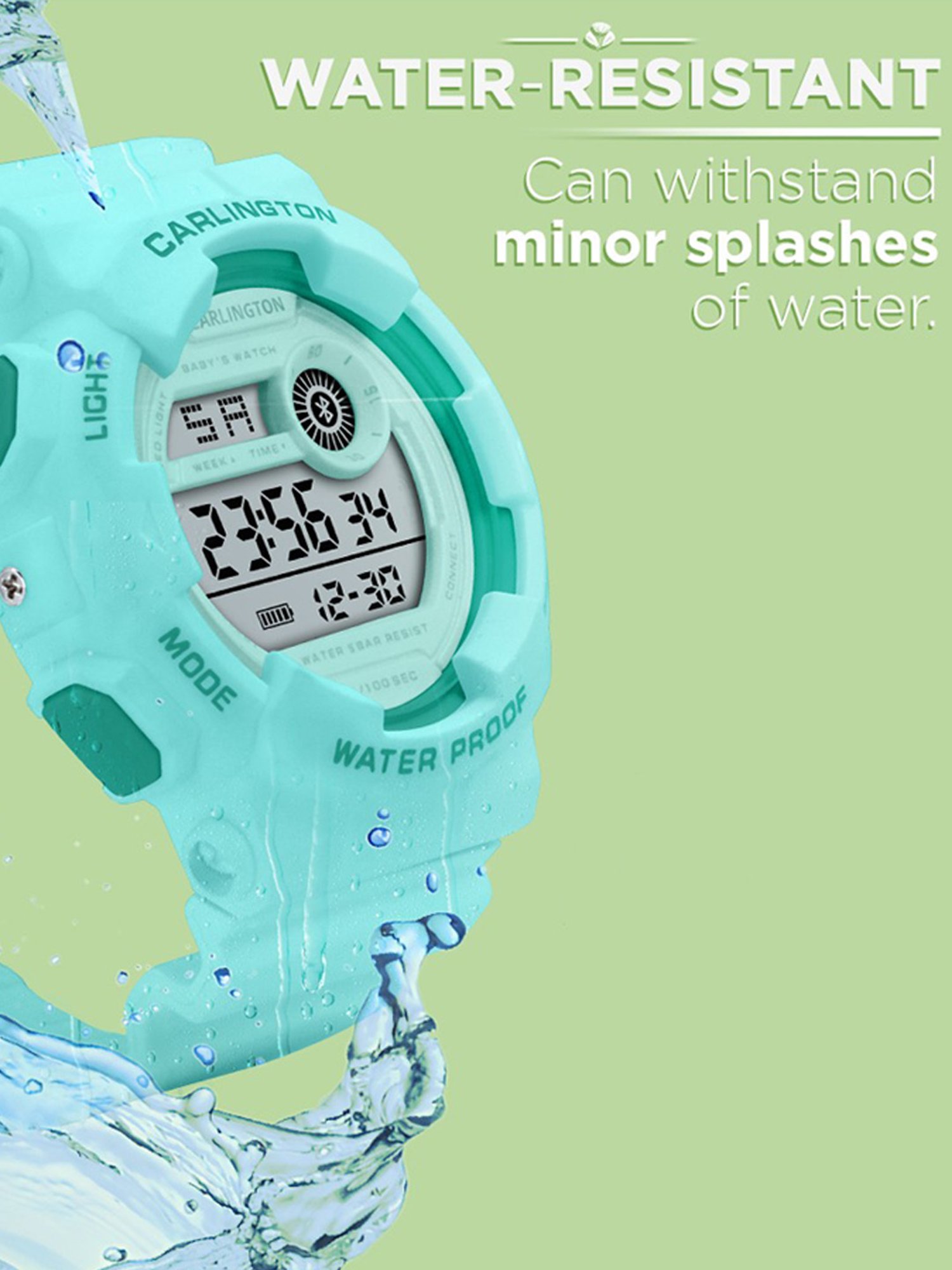Carlington Junior 9121 Green Unisex Digital Watch