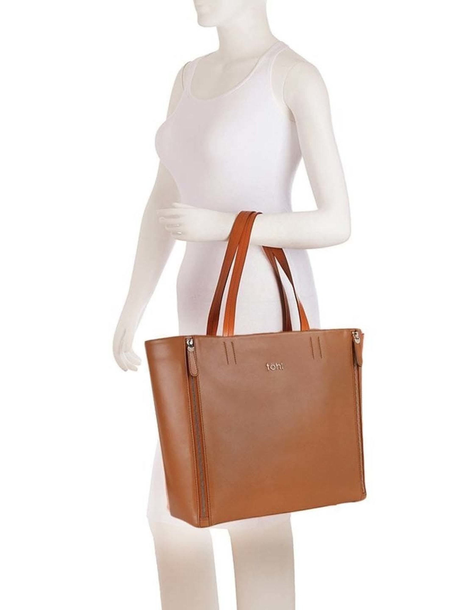 Tohl Rp1 Rivington Tan Solid Leather Tote