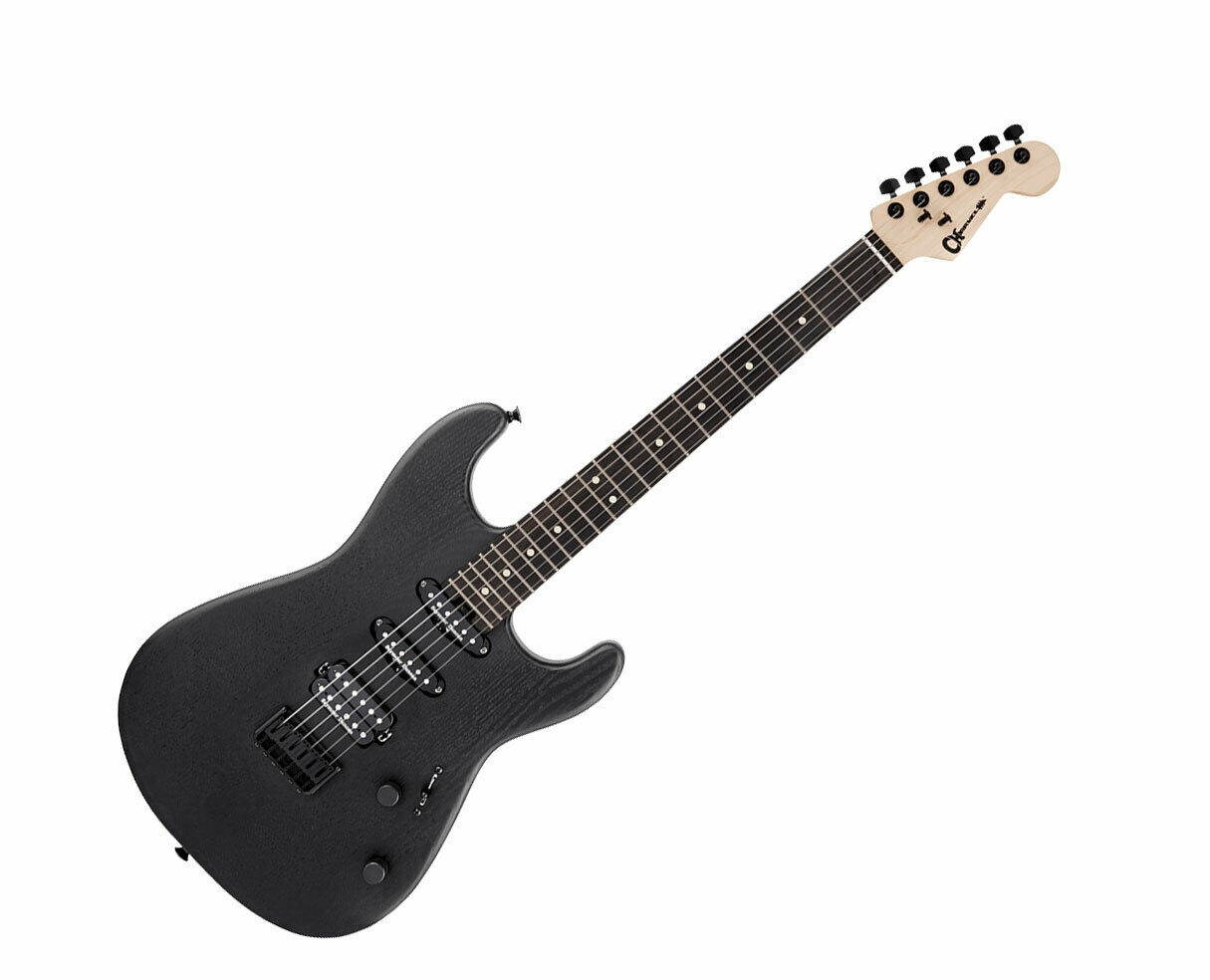 Charvel Pro-Mod San Dimas Style 1 HSS HT E Sassafras Ebony FB Satin Black