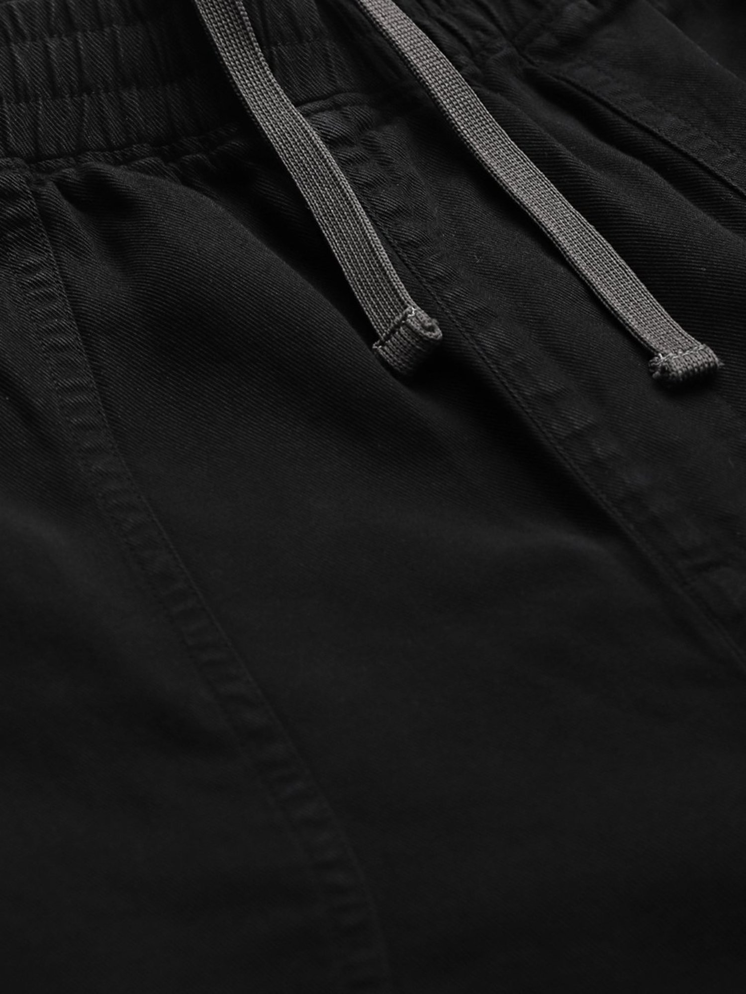 Slowave Black Regular Fit Nightwear Pyjamas