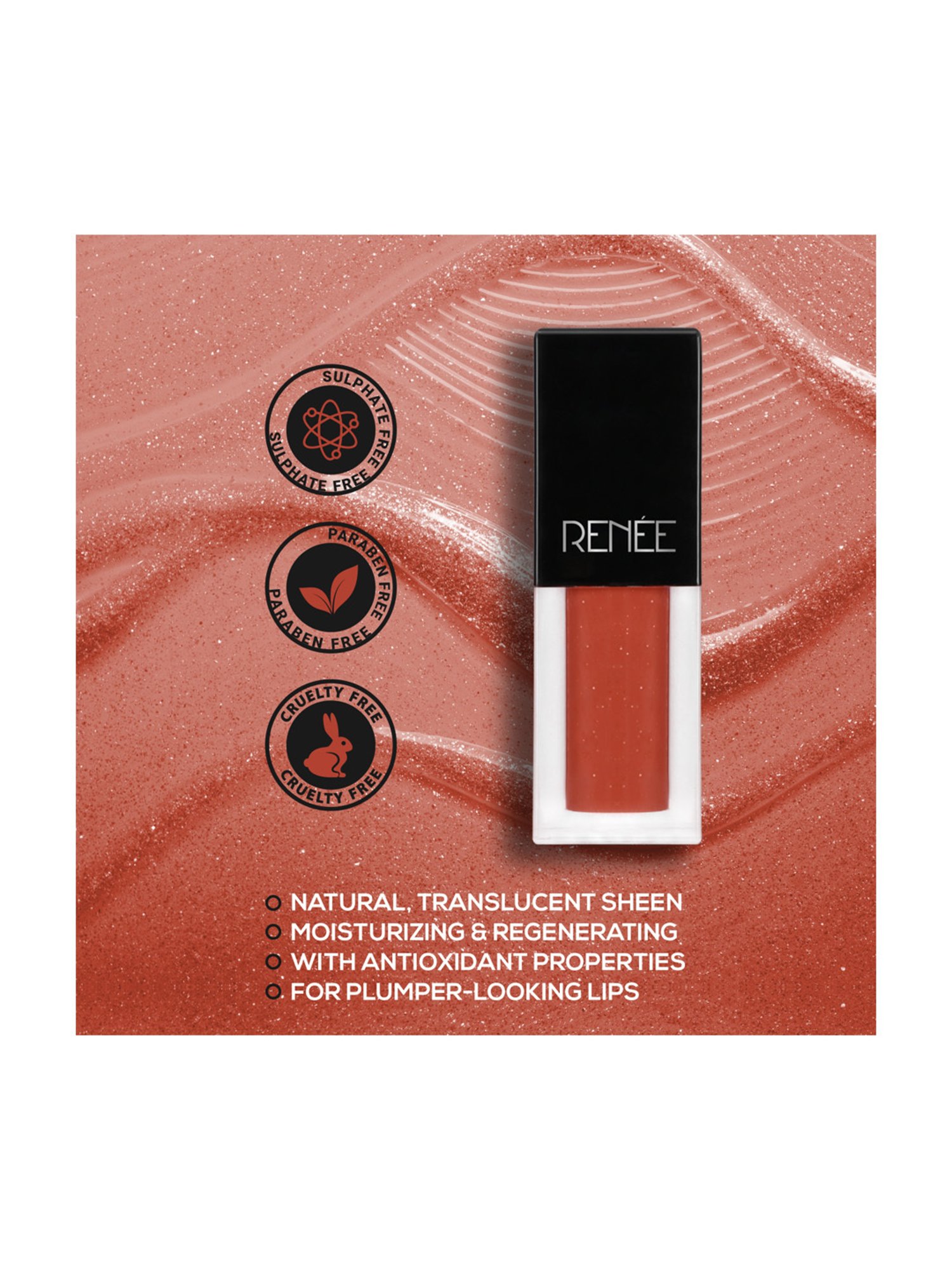 Renee See Me Shine Lip Gloss Oh Boy Brown - 2.5 ml