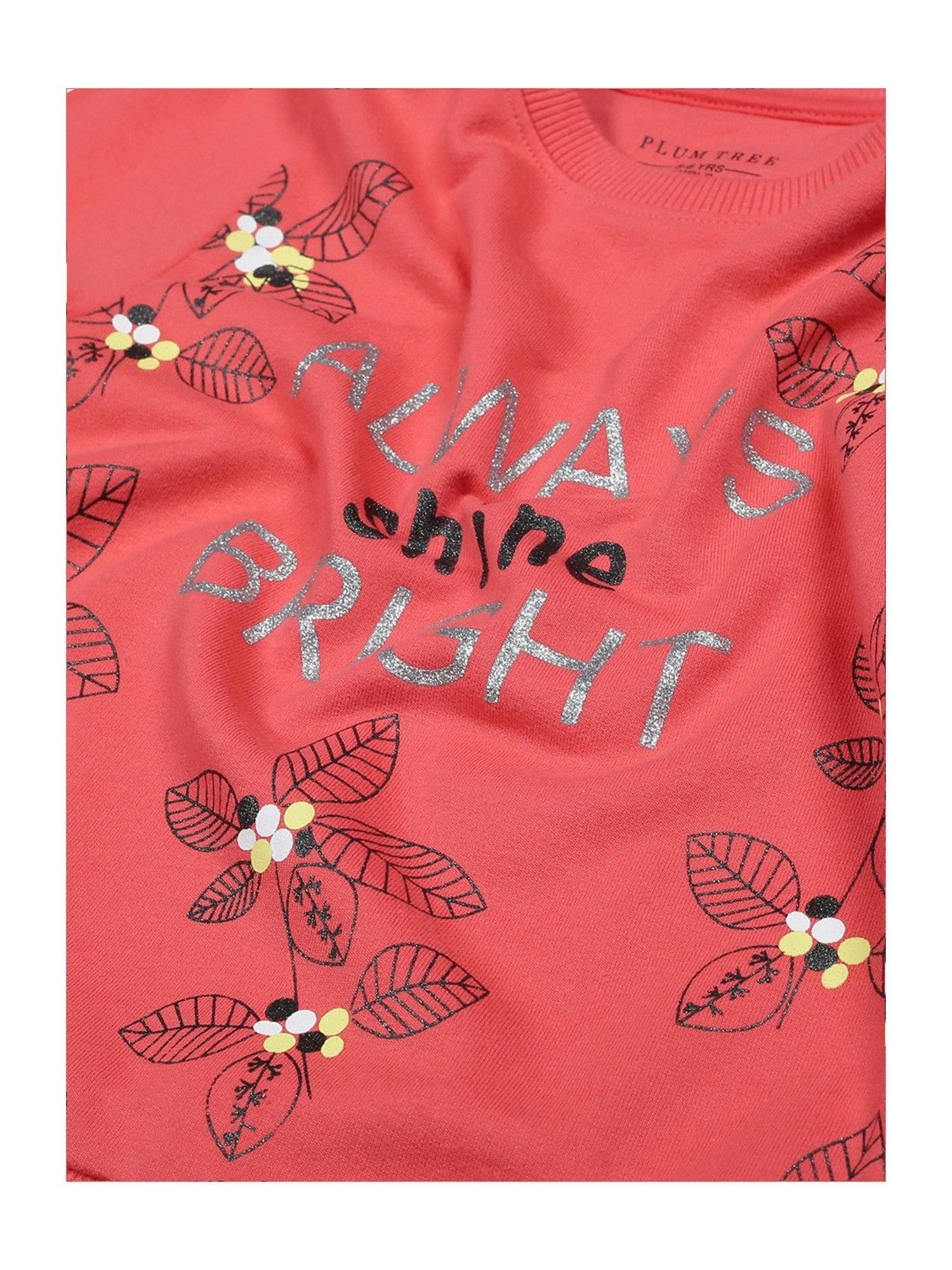 Plum Tree Kids Coral Embellished  Sweatshirt