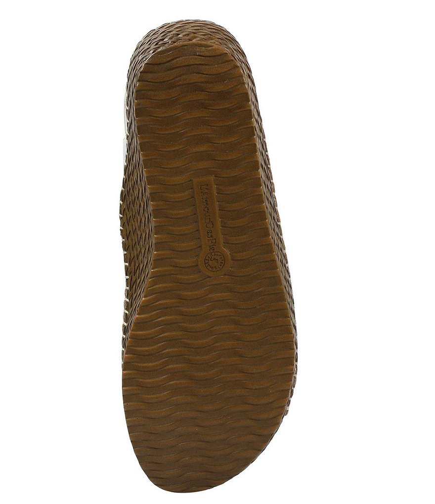 L'Amour Des Pieds Yizzy Perforated Leather Slingback Wedges