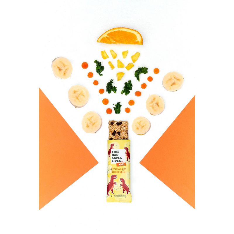 This Saves Lives Chocolate Chip Dino-Mite Snack Bars - 5ct