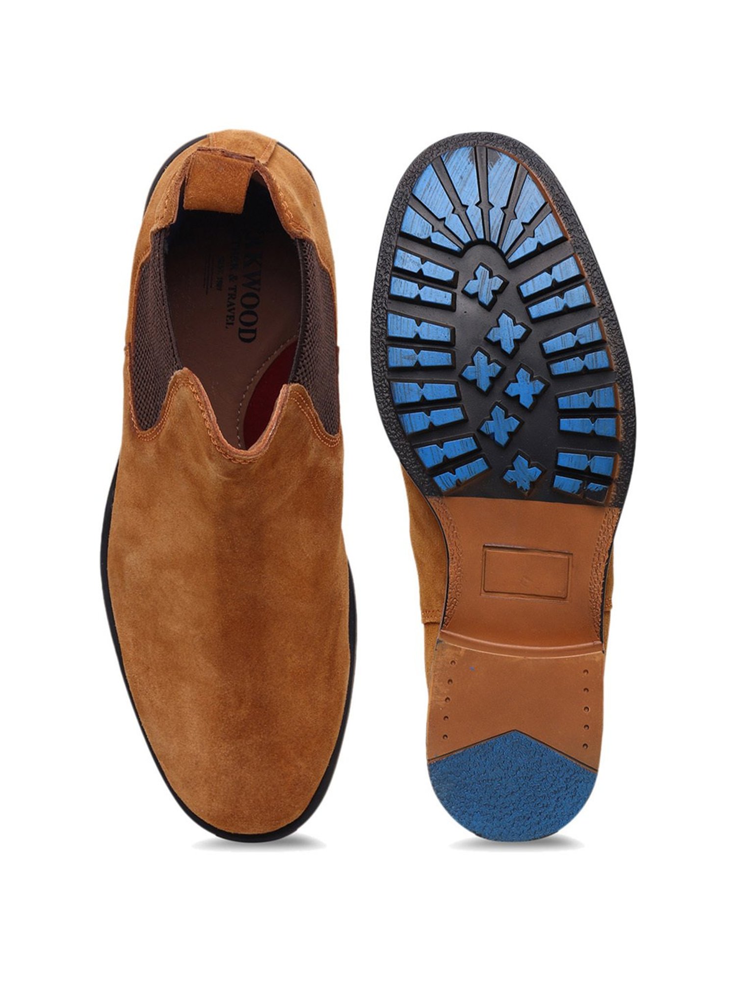 Teakwood Leathers Men's Brown Chelsea Boots