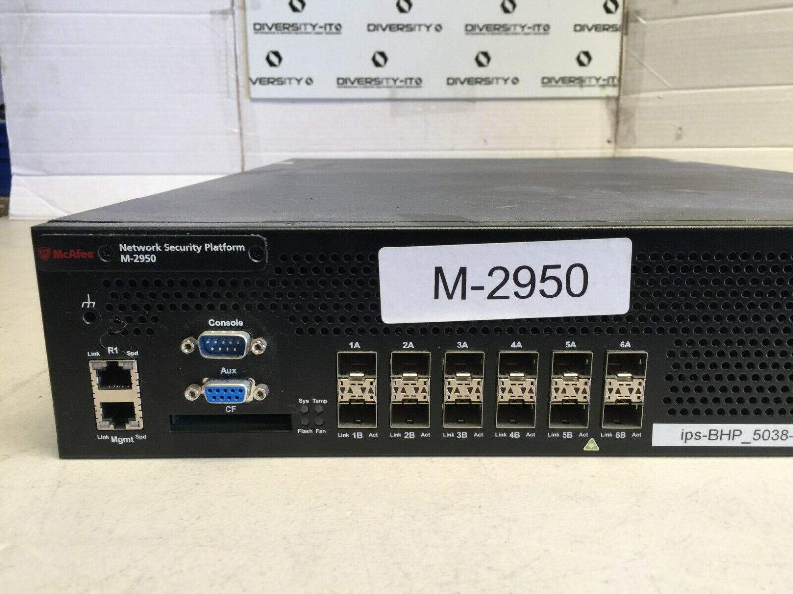 McAfee Network Security M-2950 Sensor Appliance