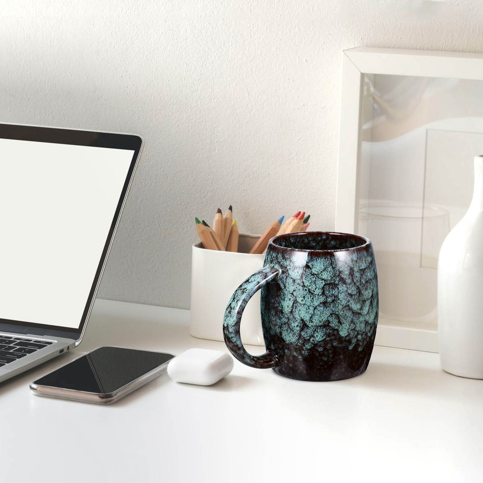 Retro Water Mug Practical Office Ceramic Cup Household Coffee Cup Water Cup