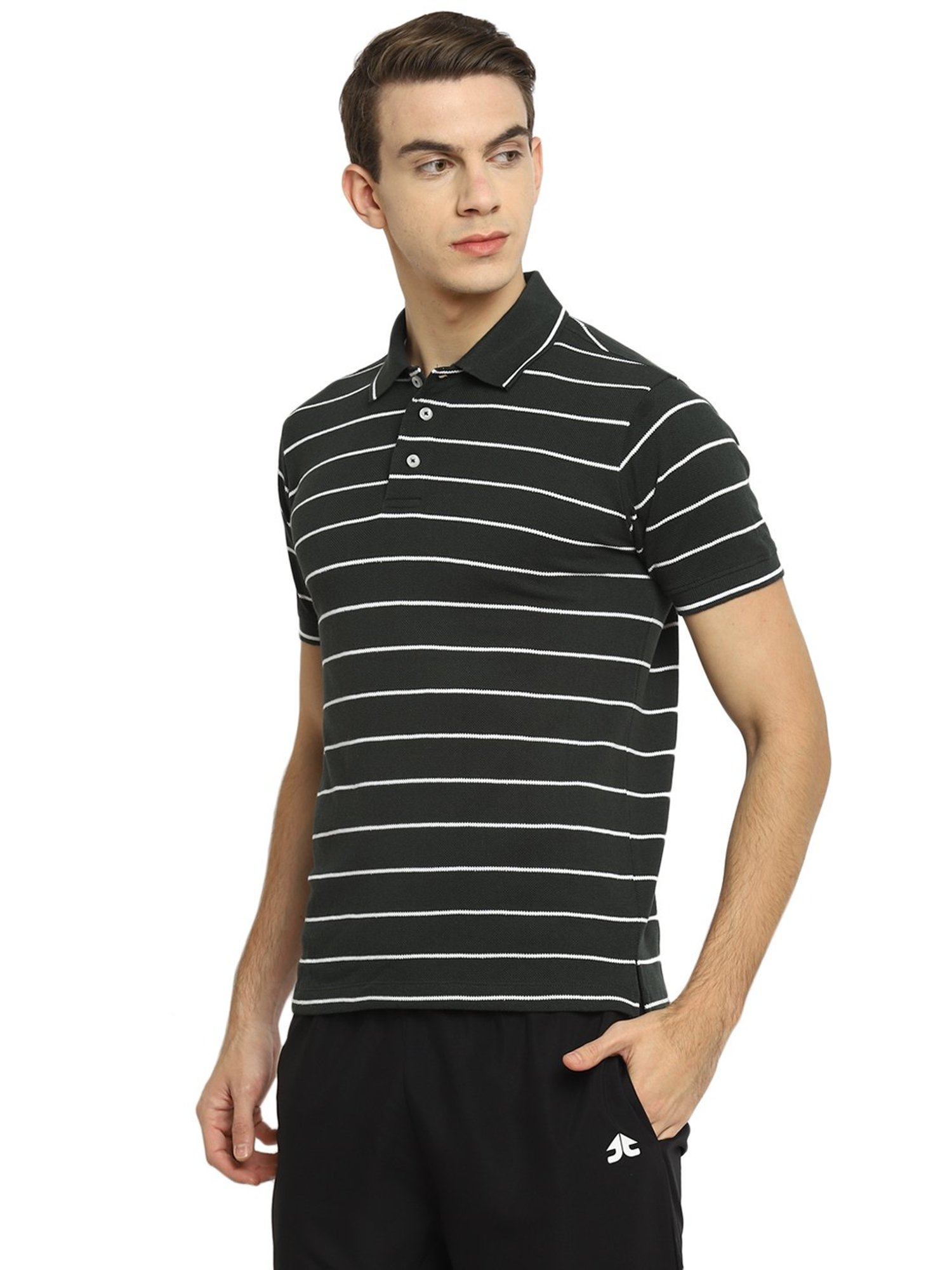 OFF LIMITS Dark Olive Polo T-Shirt