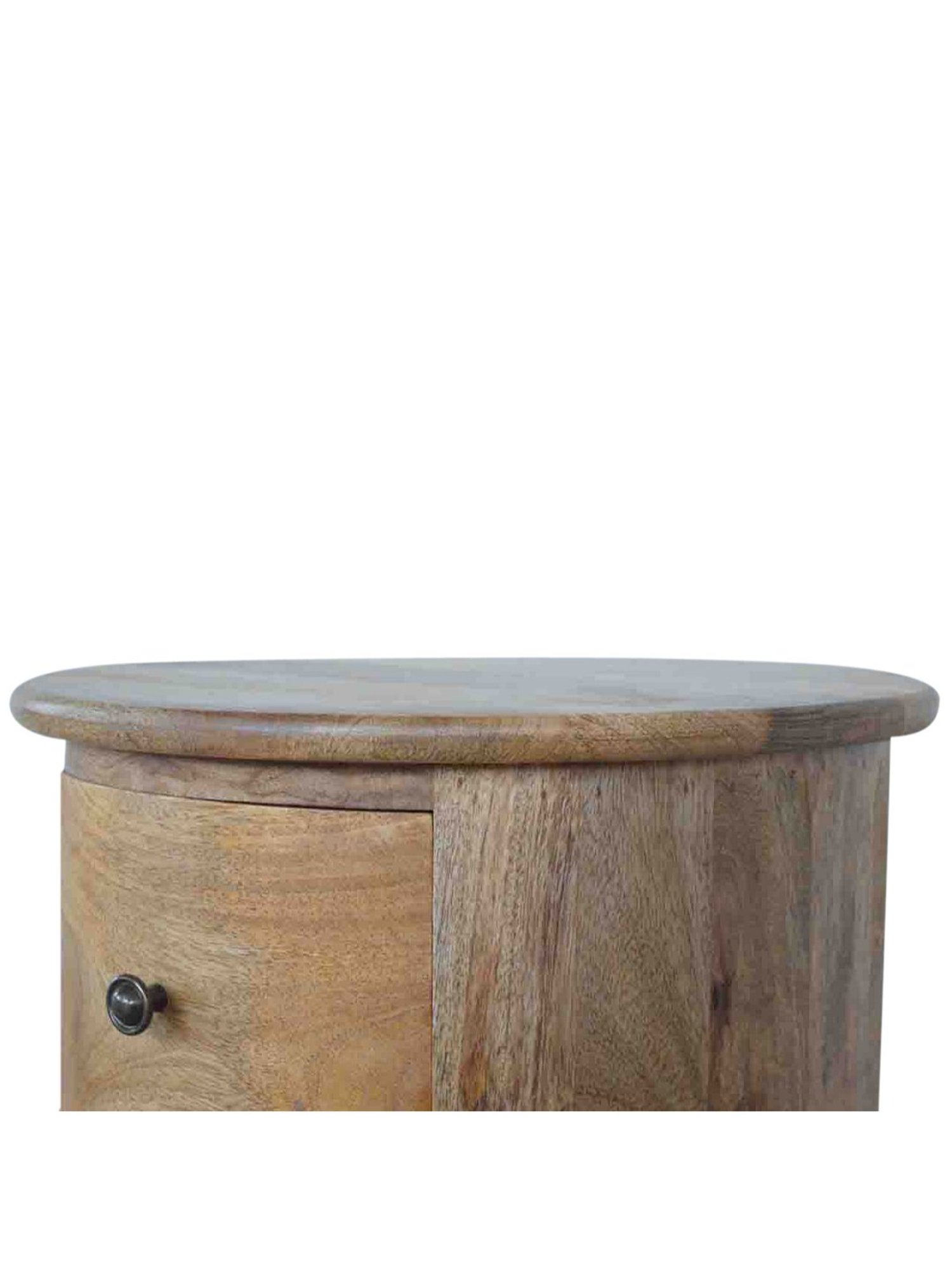 Artisan Furniture 3 Drawer Drum Brown Wood Chest