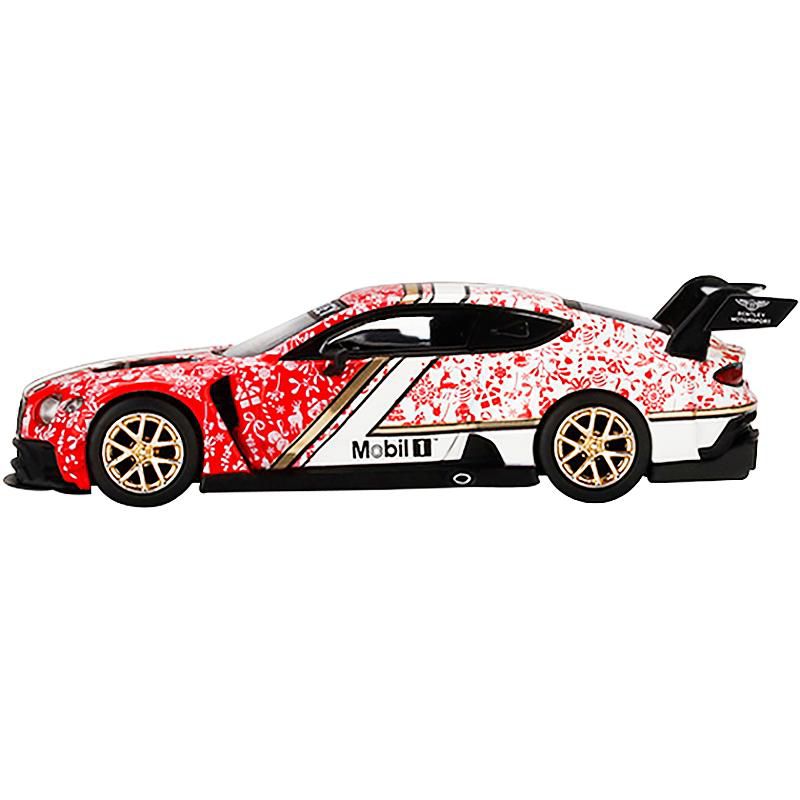 Bentley Continental GT3 RHD "Christmas Edition 2020" by Bentley Designer Philip Dean 1/64 Diecast Model by True Scale Miniatures