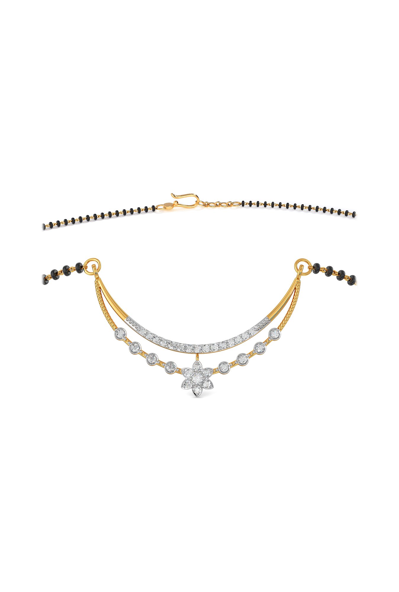 Waman Hari Pethe Jewellers 18k Gold & Diamond Mangalsutra for Women