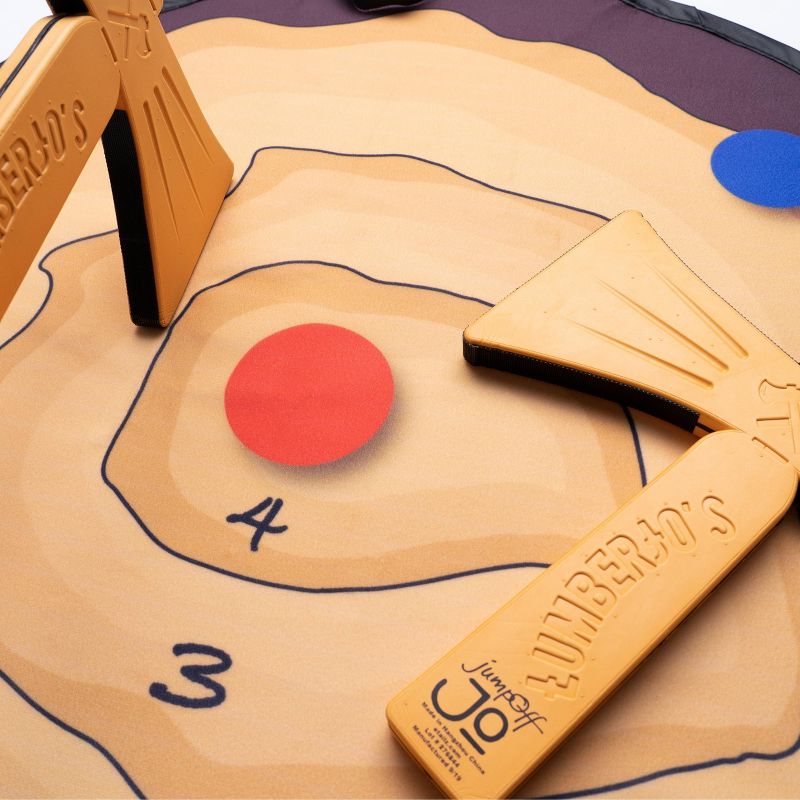 JumpOff Jo Foam Axe Throwing Game &ndash; LumberJo &ndash; Indoor & Outdoor Fun