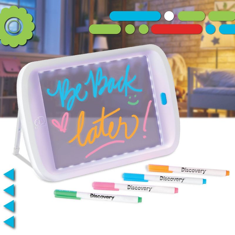Neon LED Glow Drawing Board - Discovery Kids