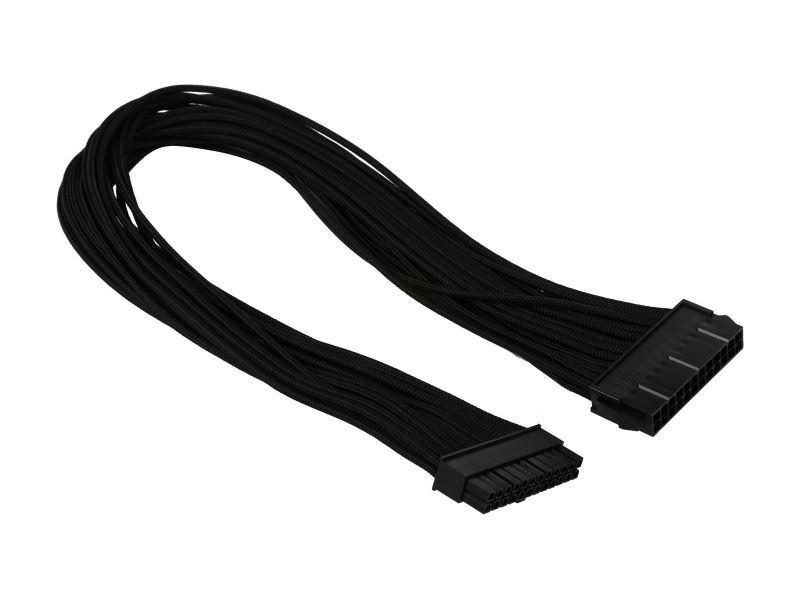 Phanteks PH-CB24P_BW 1.64 ft. (0.50 m) 24 Pin M/B Extension Cable 500mm Length