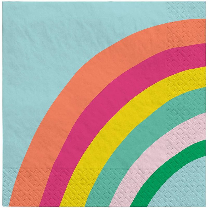 30ct Lunch Napkin Rainbow - Sun Squad™