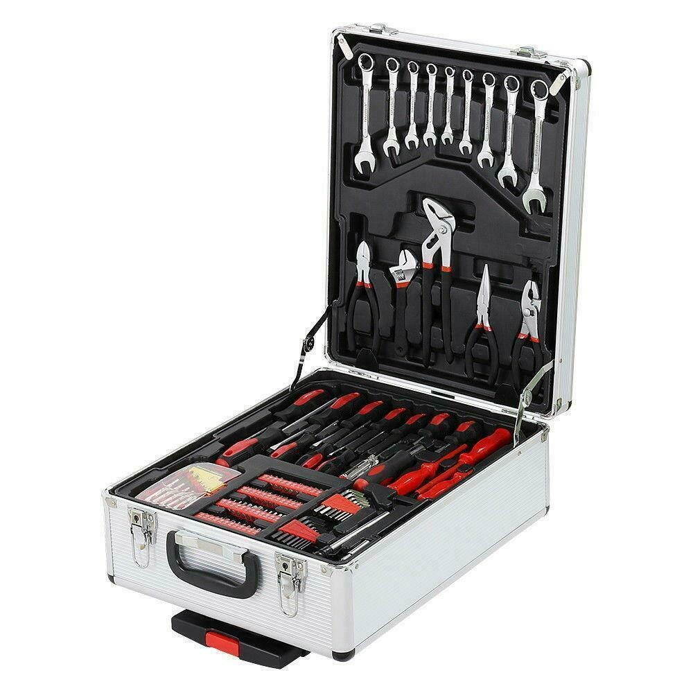 New 799 PCS Tool Set Mechanics Tool Kit Wrenches Socket w/Trolley Case Durable