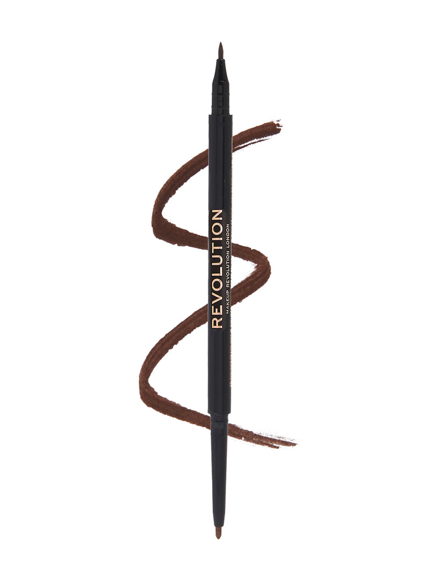 Makeup Revolution Felt & Kohl Eyeliner Brown - 0.33 gm