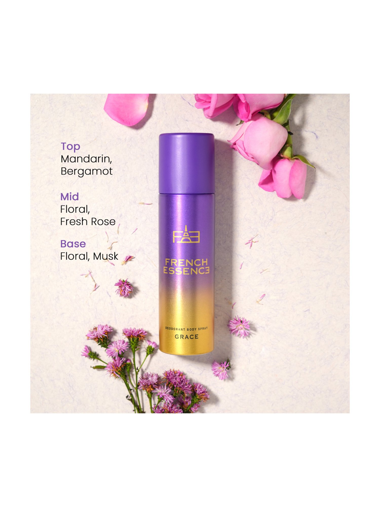 French Essence Grace Deodorant Body Spray - 150 ml