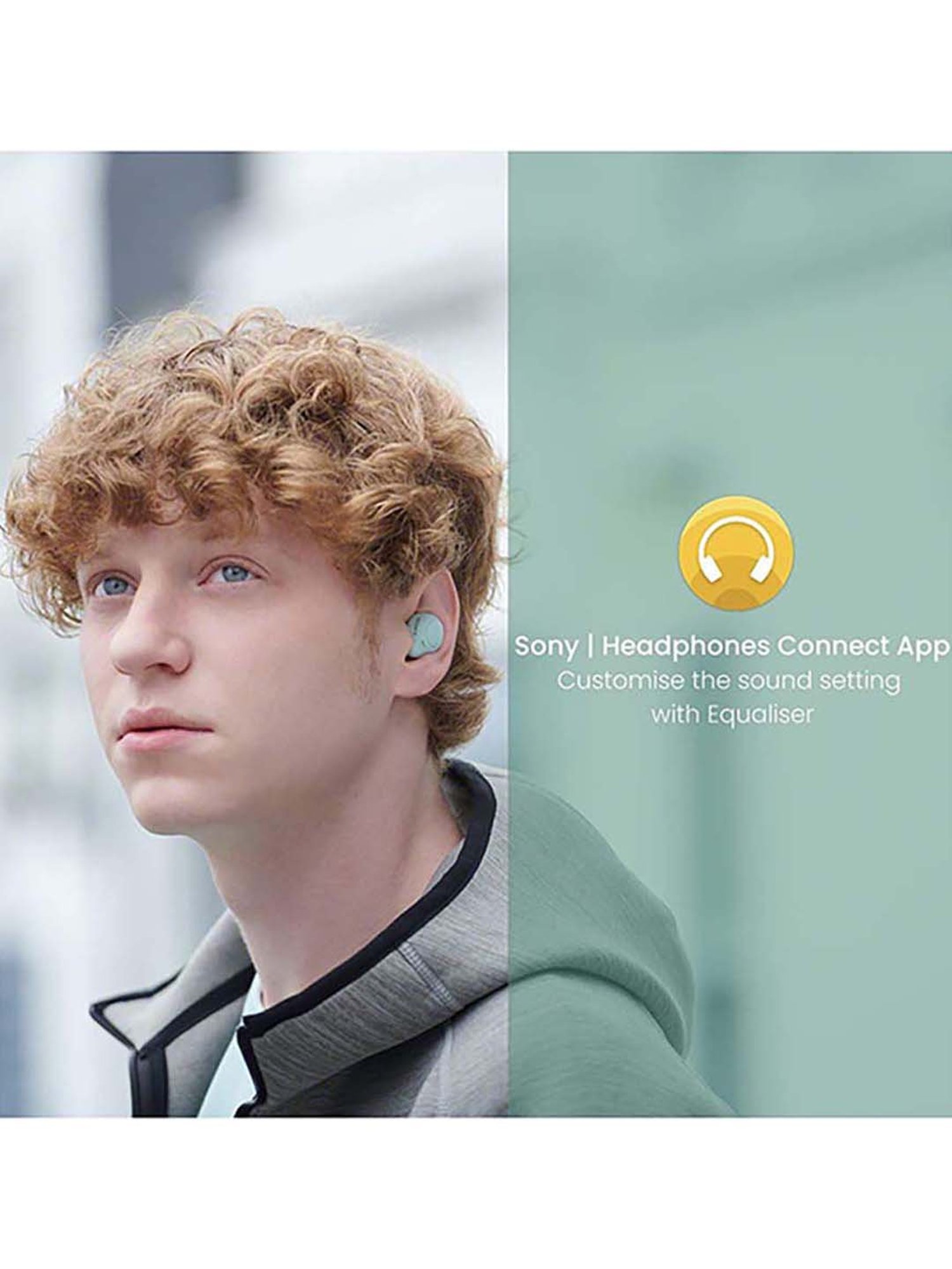 Sony WF-C500 True Wireless Bluetooth Earbuds with Mic (Green)