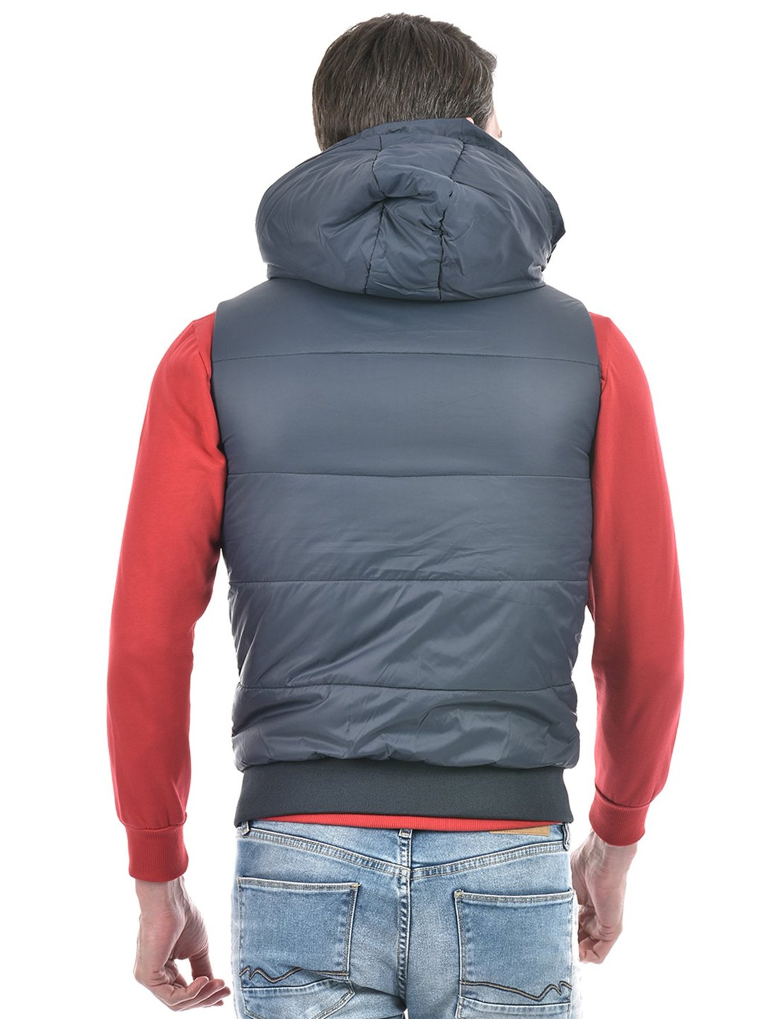 Integriti Dark Navy Regular Fit Hooded Jacket